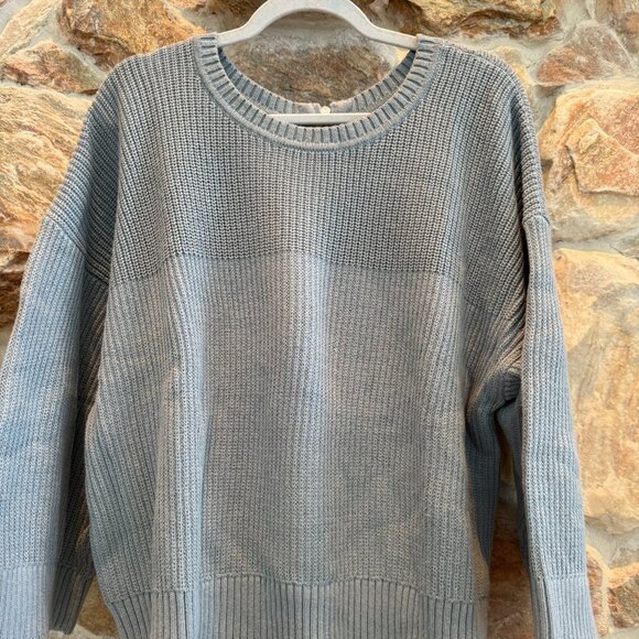 Cabi Light Blue Fair Play Convertible Zip Sweater S #3522 - Picture 2 of 6